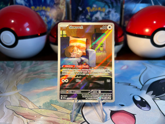 Pokemon Card Skwovet Illustration, Rare (Listing #784)