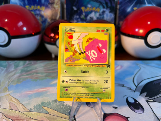 Pokemon Card Vintage Koffing (Listing #821)